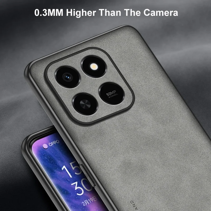 Para Honor 400 Smart 5G funda de lujo de cuero PU funda de teléfono para Honor X7D HonorX7D funda trasera de silicona a prueba de golpes protección completa - imagen 4