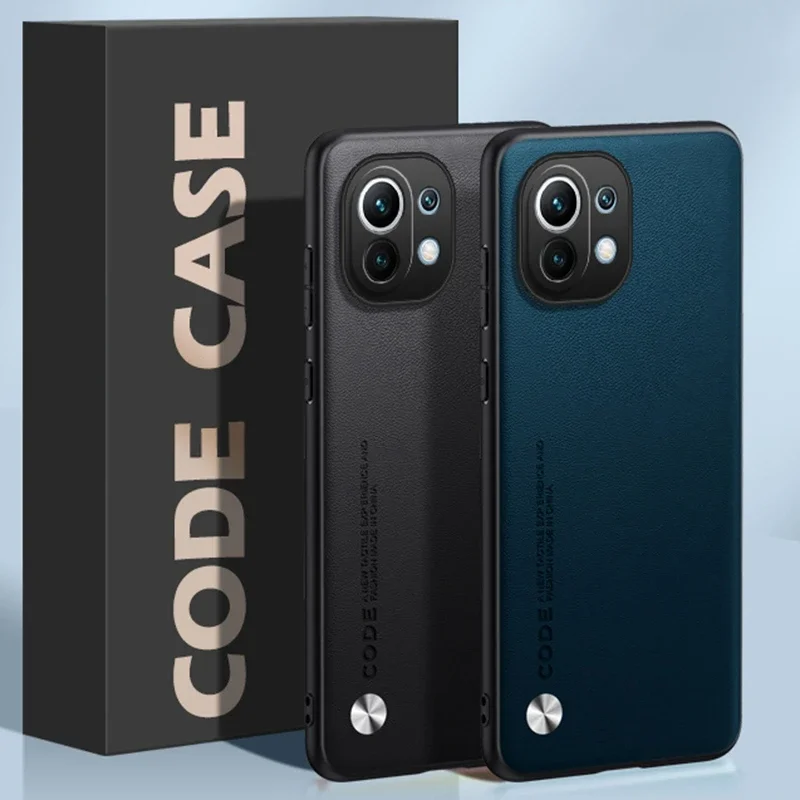 Funda protectora de silicona para Xiaomi Mi 11T Pro 11i, funda de teléfono de cuero de lujo para Xiaomi Mi 11 Lite 5G NE Mi11 11 i - imagen 3