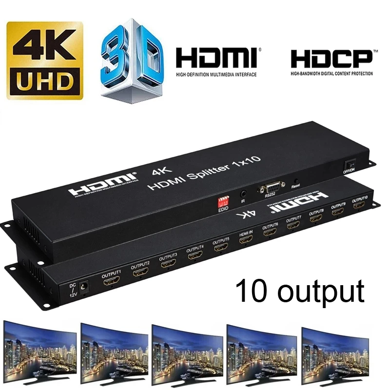 Divisor HDMI 4K 1x16 - 16 Salidas para Monitor y TV - imagen 5