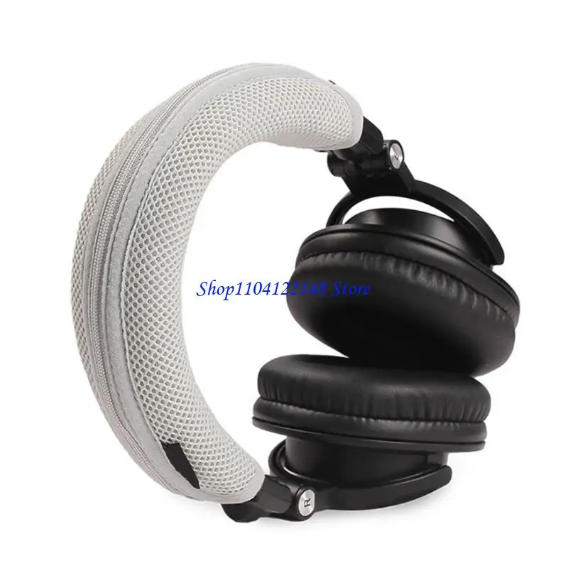 Cojín manga diadema P9FA para auriculares ATH M50X cómodos, solución higiénica - imagen 5