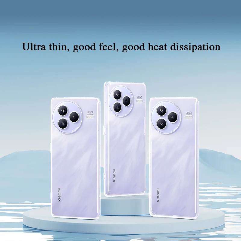 Funda protectora transparente para cámara Original de teléfono Xiaomi Civi 5 Pro 5Pro 5G, Funda trasera de silicona suave TPU a prueba de golpes, Funda Carcas - imagen 3