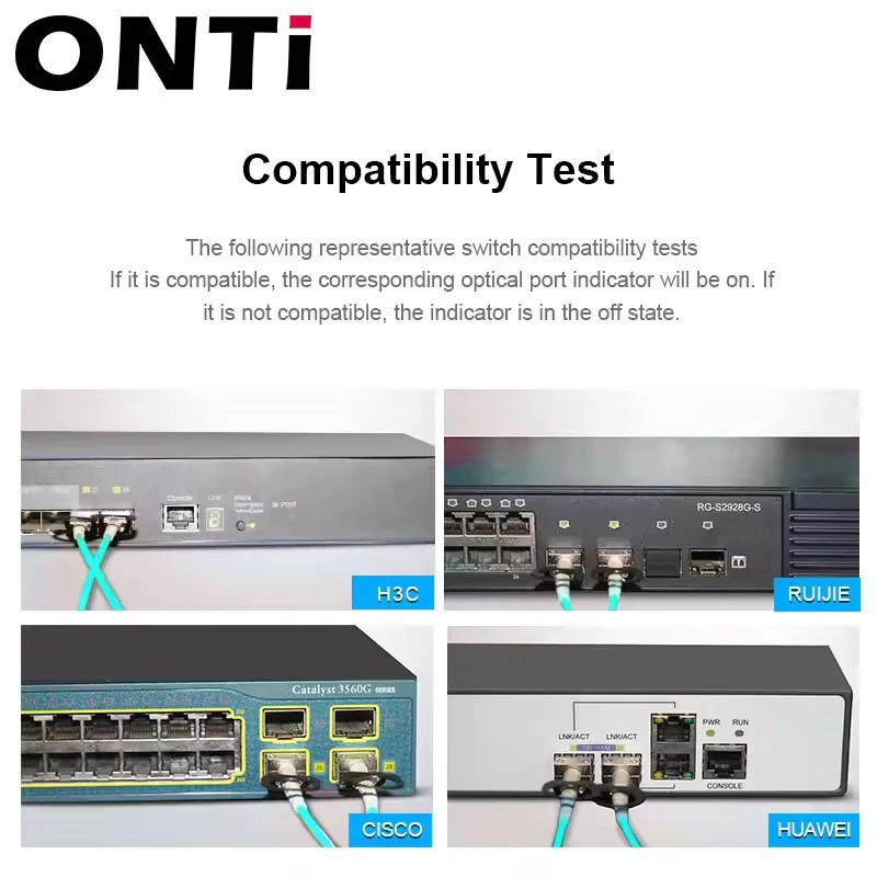 Cable ONTi SFP+ AOC Fibra Óptica 10G para Switch - 1 a 100 m - imagen 5