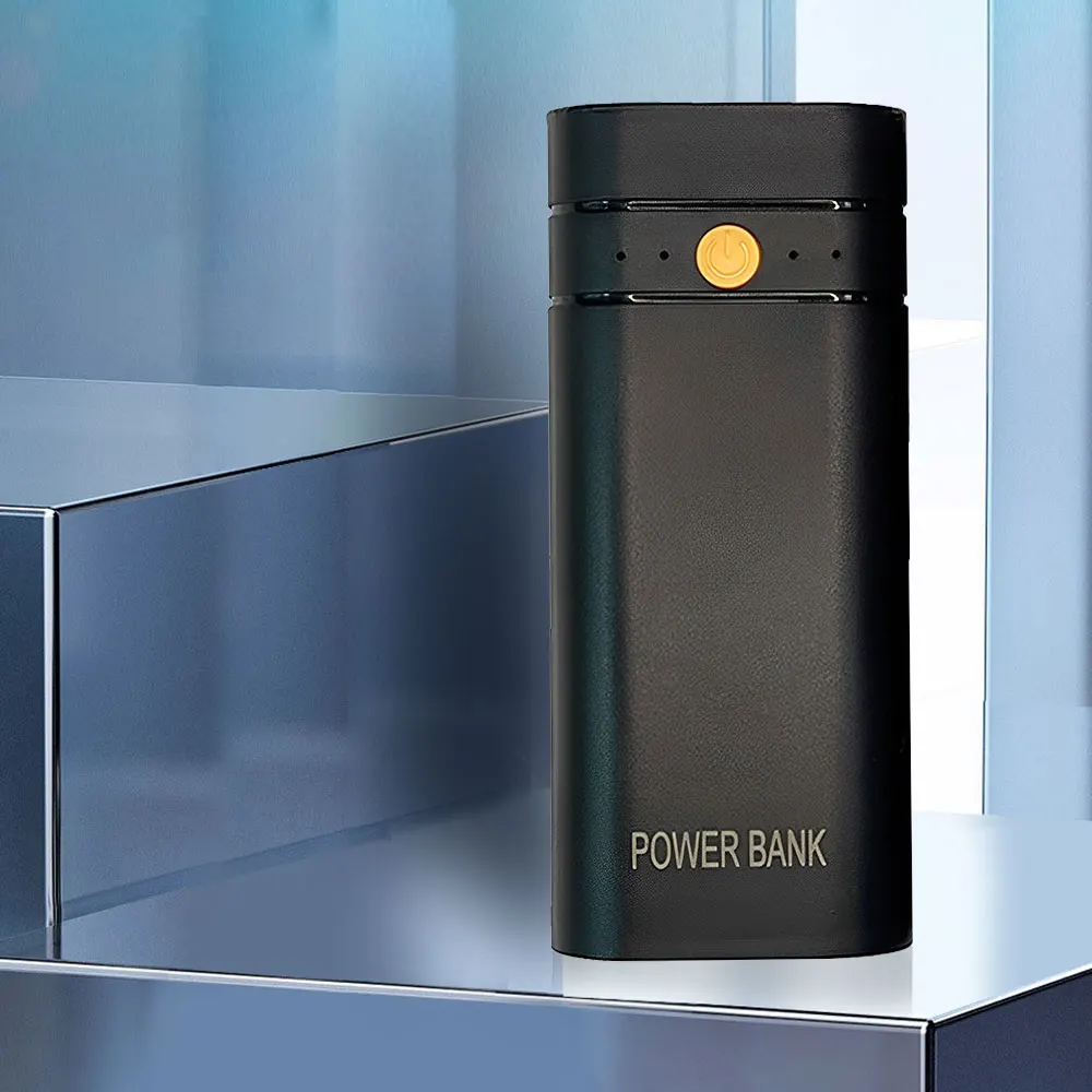 5V 2A USB 2X 18650 caja del banco de energía Kit cargador de batería caja DIY para teléfono inteligente HCCY caja del banco de energía caja de almacenamiento de carga - imagen 2