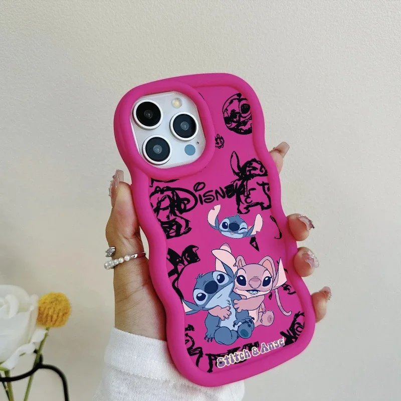 Funda Stitch Angel para Infinix Smart 9 8 7 Note 40 Zero 30 4G Play Hot 50i 40i 30i 50 Tecno Spark 30C 10C 10 8T GO 2025 2023 2024 - imagen 2