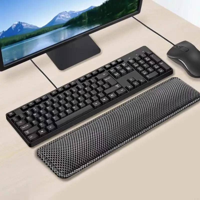 Bandeja mouse espuma memoria ergonómica no lipón para teclados juegos mecánicos K1KF