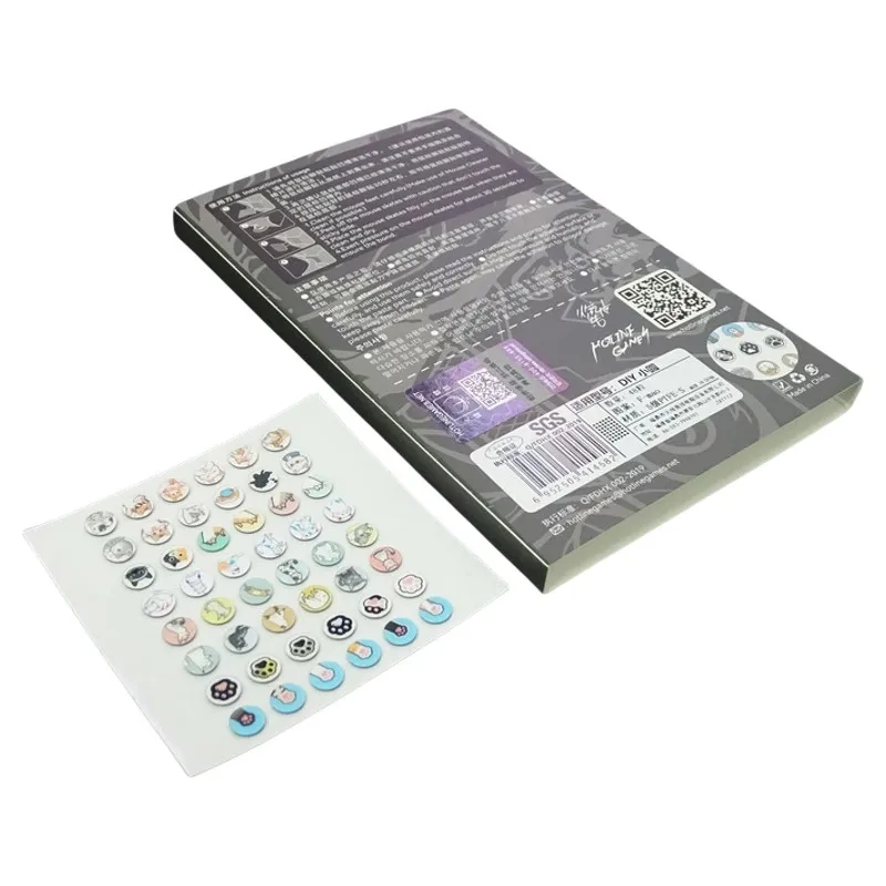 48 unids/pack Hotline juegos DIY pintado pequeño ratón redondo patines pies PTFE Universal ratones deslizadores diámetro 6mm suave resistente al desgaste - imagen 3