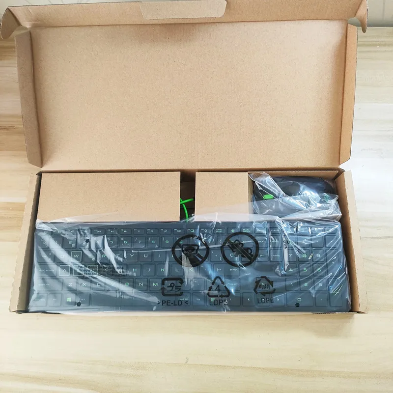 Kit de teclado y mouse con cable USB de diseño español para HP TPC-P001K TPC-P001M - imagen 5