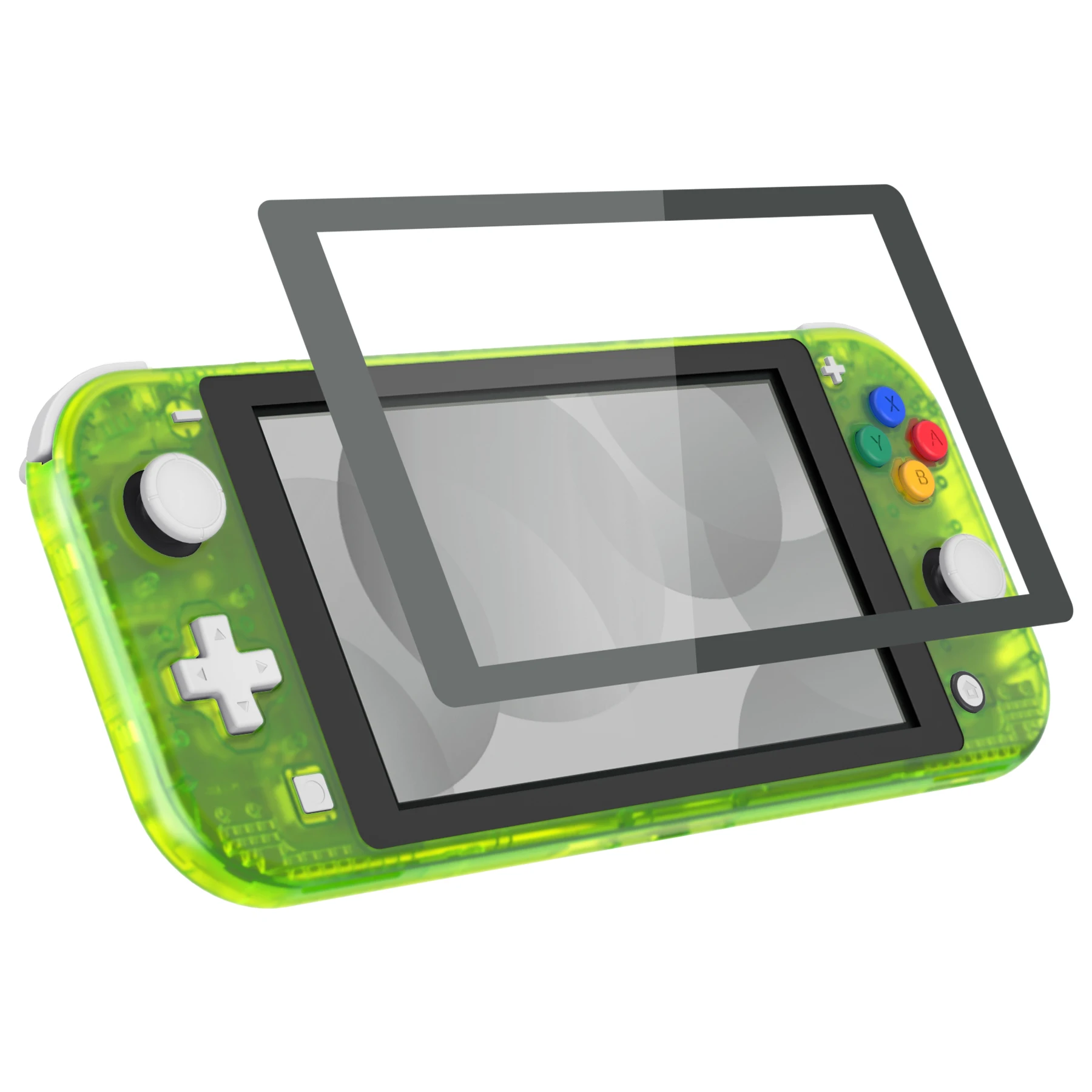 Carcasa de repuesto eXtremeRate para Nintendo Switch Lite - Verde lima transparente - imagen 5