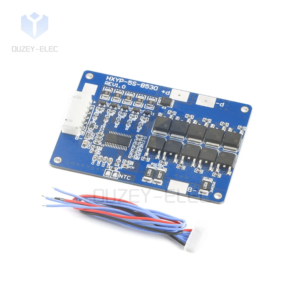 5s BMS 18650 placa de protección de baterías de iones de litio módulo de placa de carga 21v circuito de protección de corriente de equilibrio