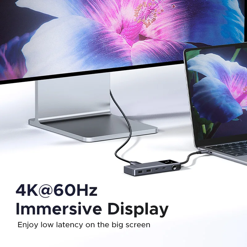 UGREEN Uno USB-C HUB 6 en 1 4K60Hz HDMI PD100W 10Gbps USB3.2 Gen2 USB-C divisor para ordenador portátil MacBook USB estación de acoplamiento expansor - imagen 3