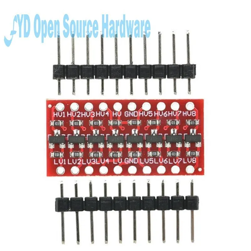 Módulo de nivel de voltaje bidireccional de 8 bits, convertidor de alta velocidad, dúplex completo, bidireccional, 8, placa de conversión de nivel de carretera - imagen 5