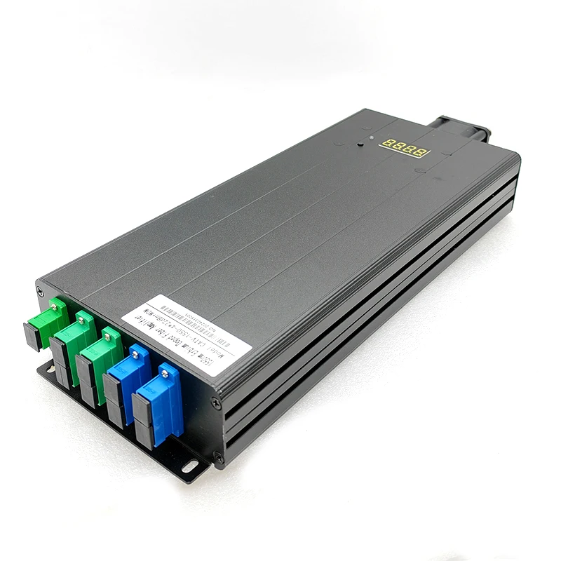 Nuevo FTTB FTTH CATV 1550 Mini EDFA Erbium-Doped amplificador de potencia óptica de alta potencia 4 puertos 16 ~ 23 dBm precio de fábrica al por mayor - imagen 4