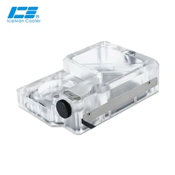 IceManCooler Ncase M1 V6/EVO Depósito DDC ARGB 145ml – Combo Bomba Reservorio