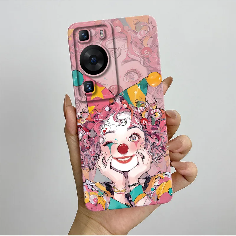 Para Huawei P60 P60 Pro P60 Funda artística bonita mariposa flores silicona líquida cubierta trasera duradera para HuaweiP60 P60Pro Coque Funda - imagen 4