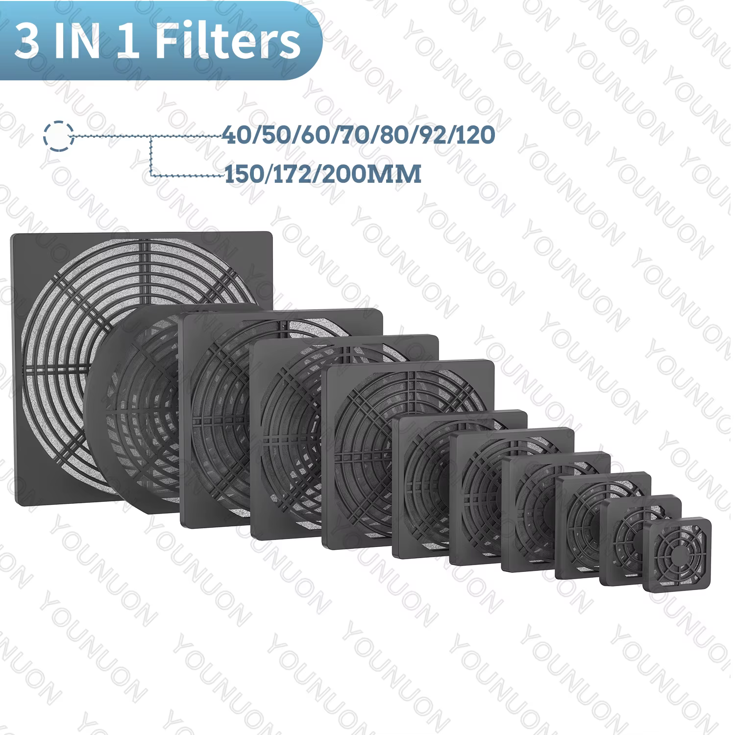 Filtro Antipolvo 120mm para Ventilador de PC – Protector de Rejilla - imagen 5