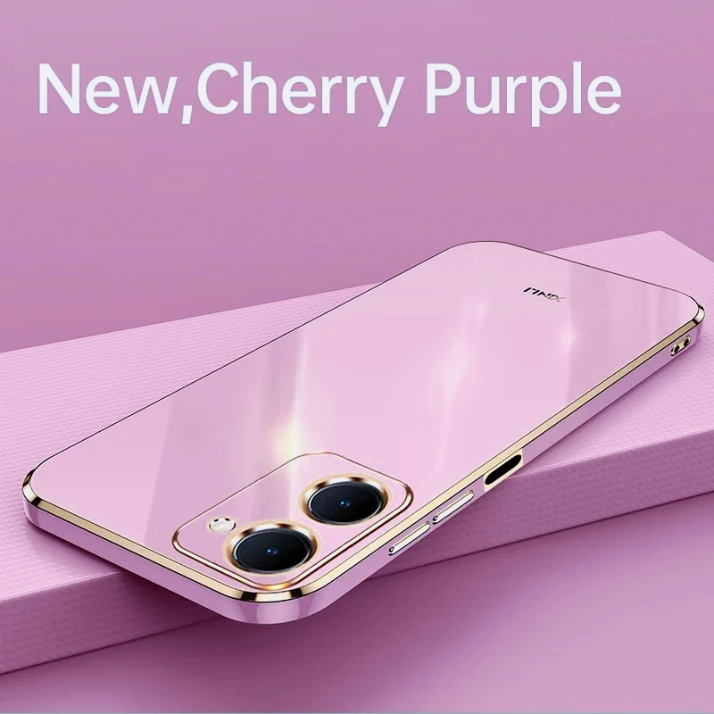 Para Vivo Y18 funda para Vivo Y18 funda protectora de cámara antihuellas de TPU suave