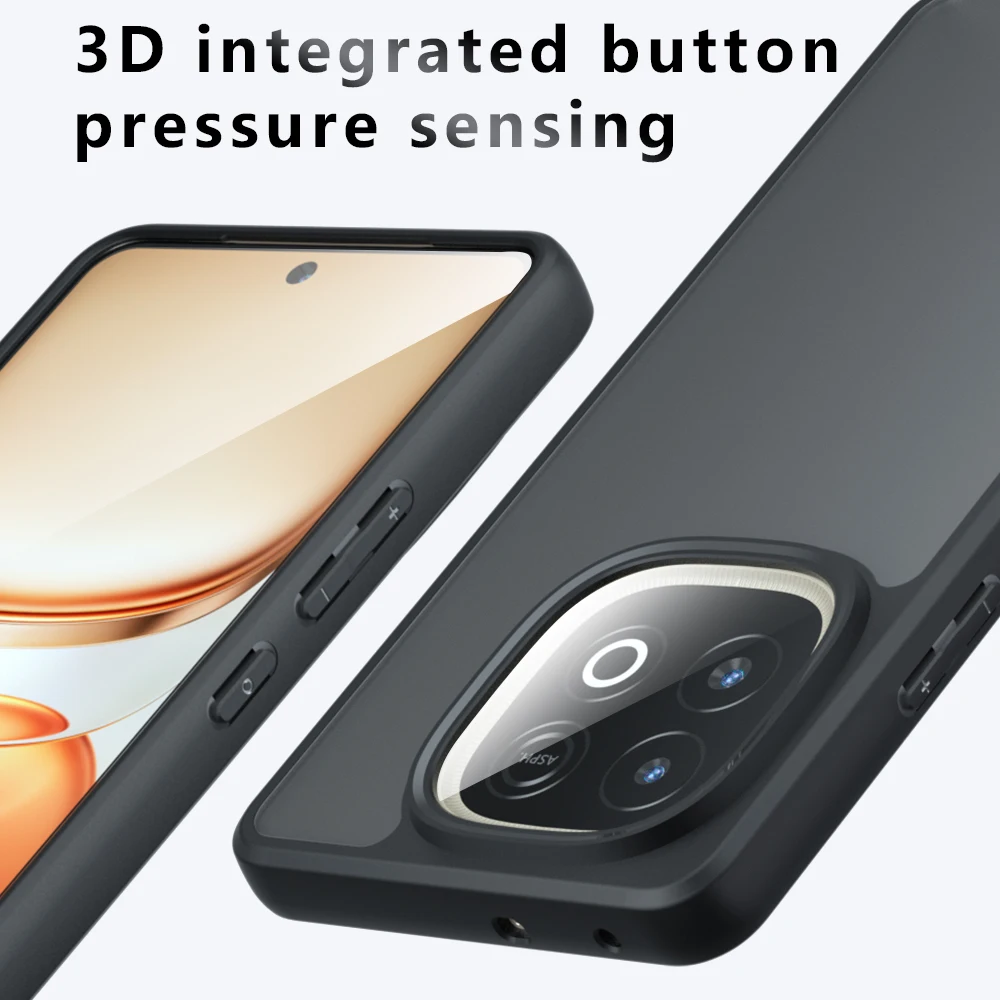 Funda para iQOO Z10 Turbo Pro / Z10 Turbo Funda ultrafina mate translúcida y transparente protección completa Funda para iQOO Z10 Turbo Capa - imagen 4