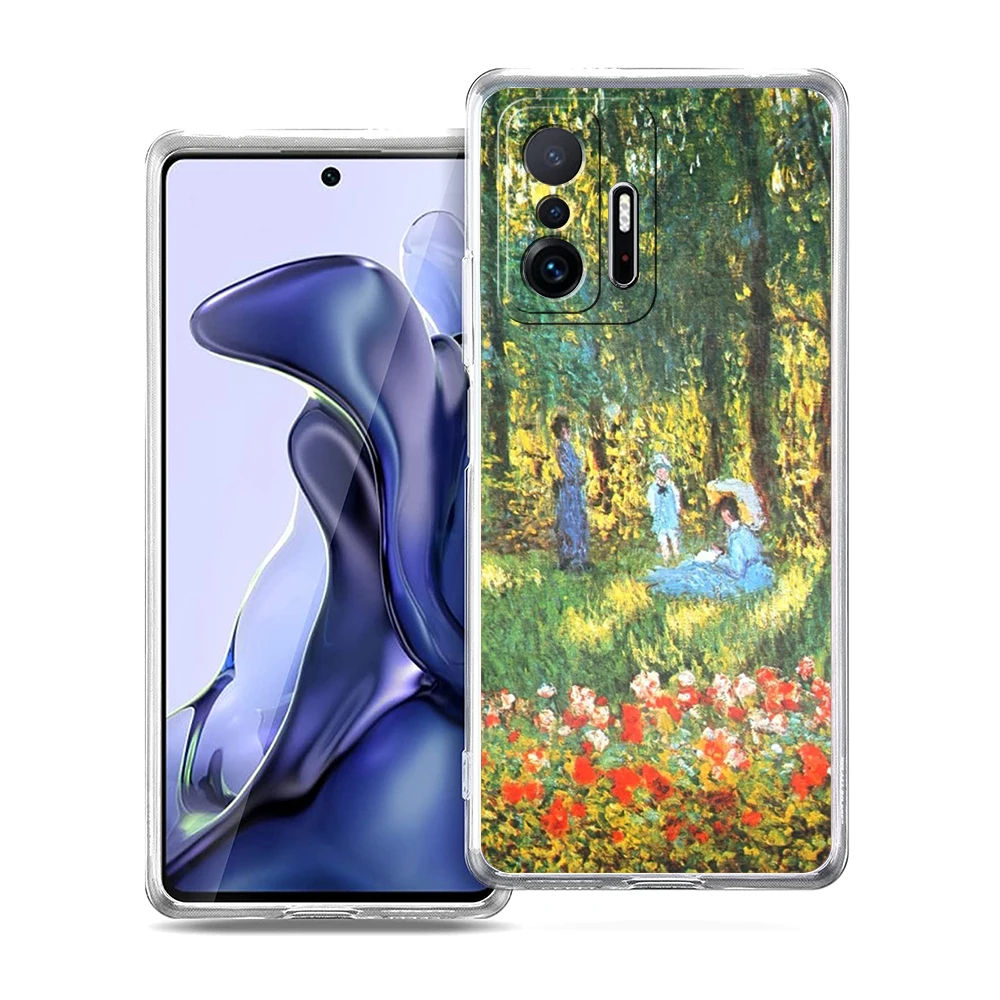 Claude Monet funda de artes impresistas para Xiaomi, 14, 13, 12 Lite, Mi 11, 11X, 13T, 12T, 11T, Poco X5, X4, X3, NFC, F5, F4, M4 Pro, 5G - imagen 4