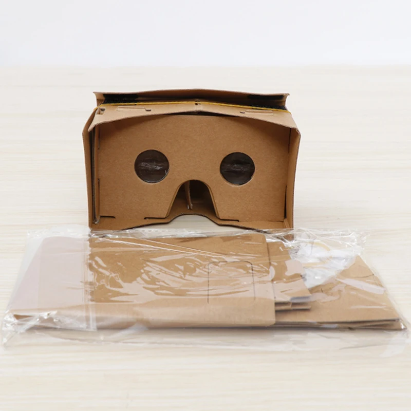 Gafas de realidad Virtual Google Cardboard 3D Vr para Android o teléfono, nuevo modelo VR DIY, transforma su dispositivo en una pantalla grande, 1 ud. - imagen 4