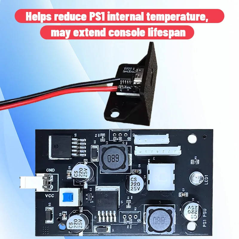 Placa de alimentación PS1, interfaz USB tipo C 15V/3A fuente de alimentación de repuesto Plug-and-Play para todos los modelos gordos - imagen 5