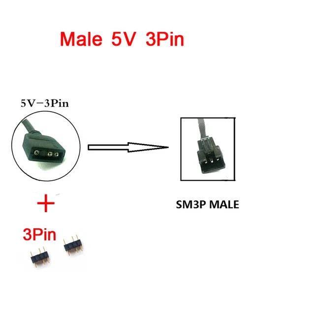 Male 5V 3pin