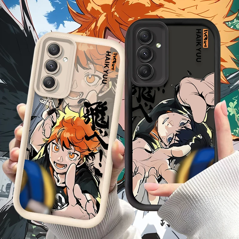 Funda de Anime Haikyuu Shoyo Hinata para Samsung Galaxy A54 A05S A05 A34 A24 A14 A53 A33 A23 A13 A52 A52S A32 A22 A12 A71 A51 A31