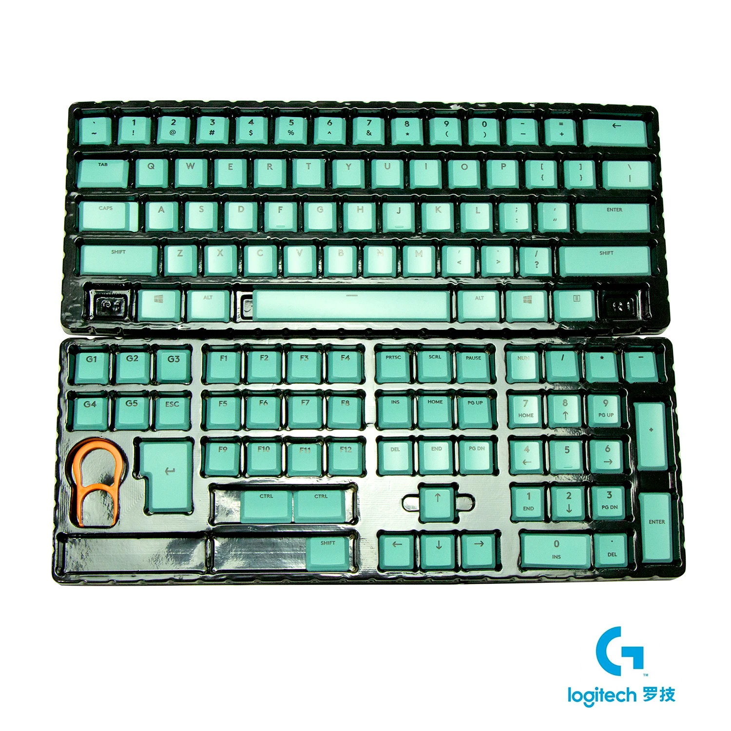Teclas Logitech G913/G915 de 109 teclas, teclas de sublimación térmica PBT transparentes para teclado mecánico Logitech G913/G915 - imagen 3