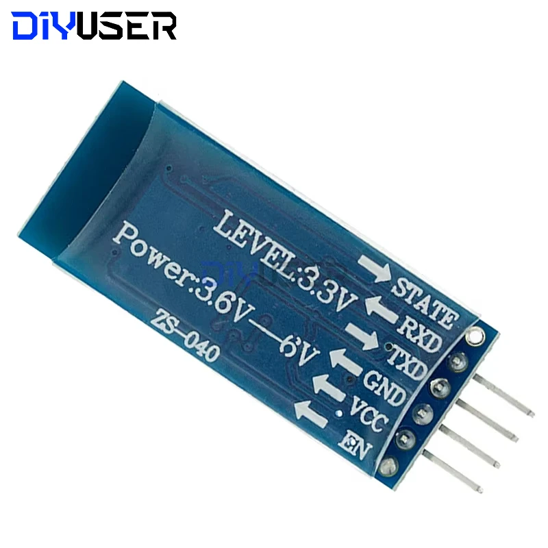 DIYUSER nuevo HC-05 HC 05 hc-06 HC 06 RF módulo esclavo transceptor inalámbrico Bluetooth RS232/TTL a UART convertidor y adaptador - imagen 2