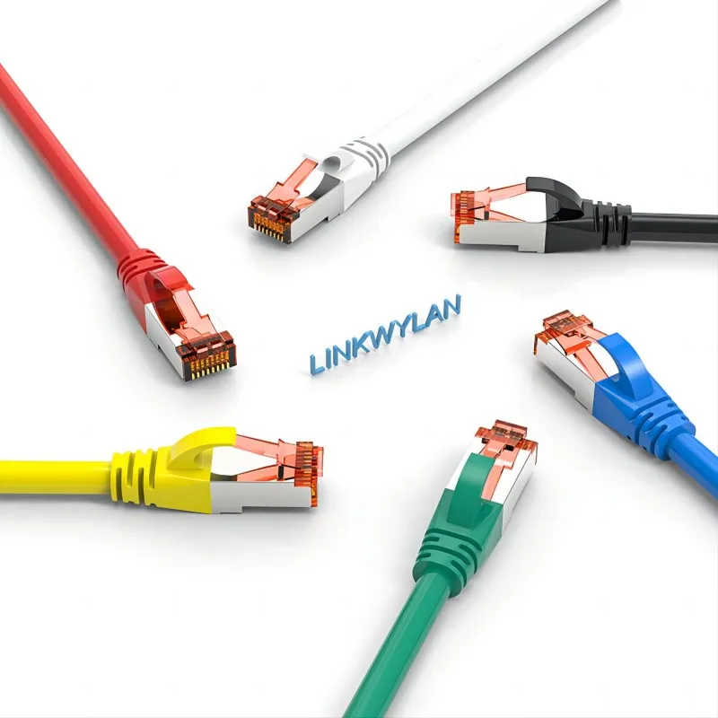 Cables Ethernet de red RJ45 Cat 6 SFTP C6 Cable de conexión Lan Snagless blindado 6 colores - imagen 5