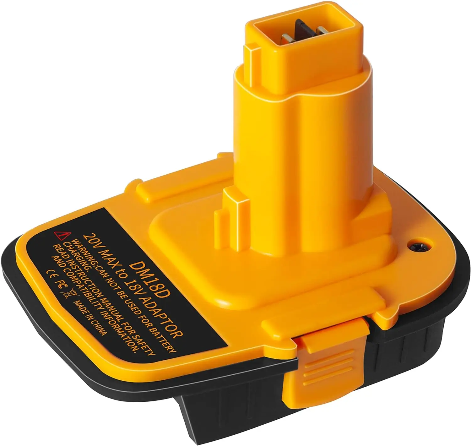 Adaptador de batería DM18D con conversión USB para DeWalt 20V para batería de litio Milwaukee de 18V a batería DeWalt NiCad y NiMh - imagen 2