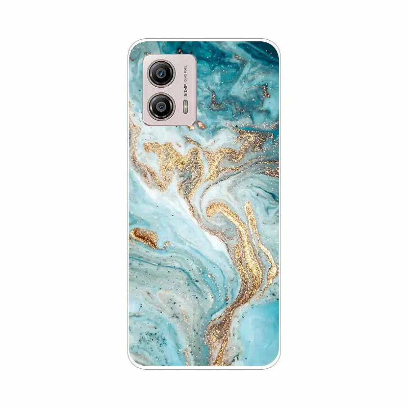 Funda para Motorola Moto G72 cubierta E13 nueva moda mármol silicona suave TPU contraportada para Motorola Moto G53 5G fundas de teléfono G 53 72 - imagen 3