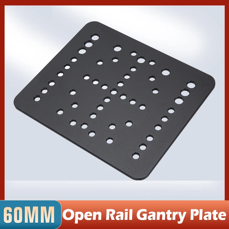 Piezas de impresora 3D CNC v-vopenbuild pista abierta tablero Longmen placa de pórtico de riel 60mm aleación de aluminio - imagen 4