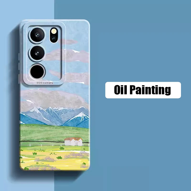 Funda con pintura al óleo de Van-Gogh para Samsung Galaxy S24 S23 Ultra S22 Plus S21FE A16 A15 A35 A55 A14 A34 A54 A53 A52 A33 A32 A13 - imagen 4