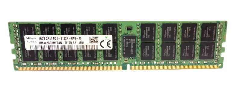 SK hynix 16GB 2Rx4 PC4 2133P DDR4 2133MHz ECC REG RDIMM RAM Memoria de servidor Registrada 16G X99 uso - imagen 2