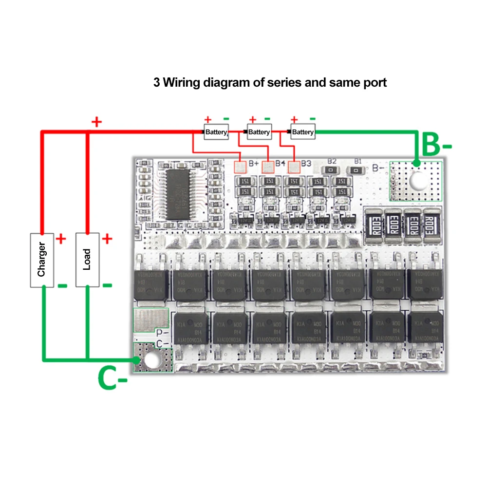 Placa de protección de batería de litio 3S 4S 5S, sistema de gestión de batería, módulo de ecualización activa con luz indicadora, módulo BMS - imagen 2