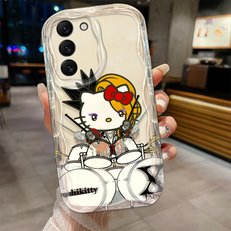 Funda de teléfono YOSHIKITTY para S21, S23, S24 Ultra Plus FE, A55, A35, A25, A05S, A54, A53, A52, A33, A32 - imagen 3