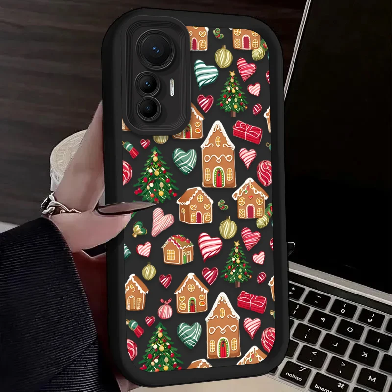 Funda navideña para pastel de piruleta para Xiaomi Poco X7 X6 X5 X3 NFC F7 F6 F5 F3 M7 M6 Pro 4G 5G Mi 12 11 Lite NE 5G 13T 12T 11T 14T Pro - imagen 5