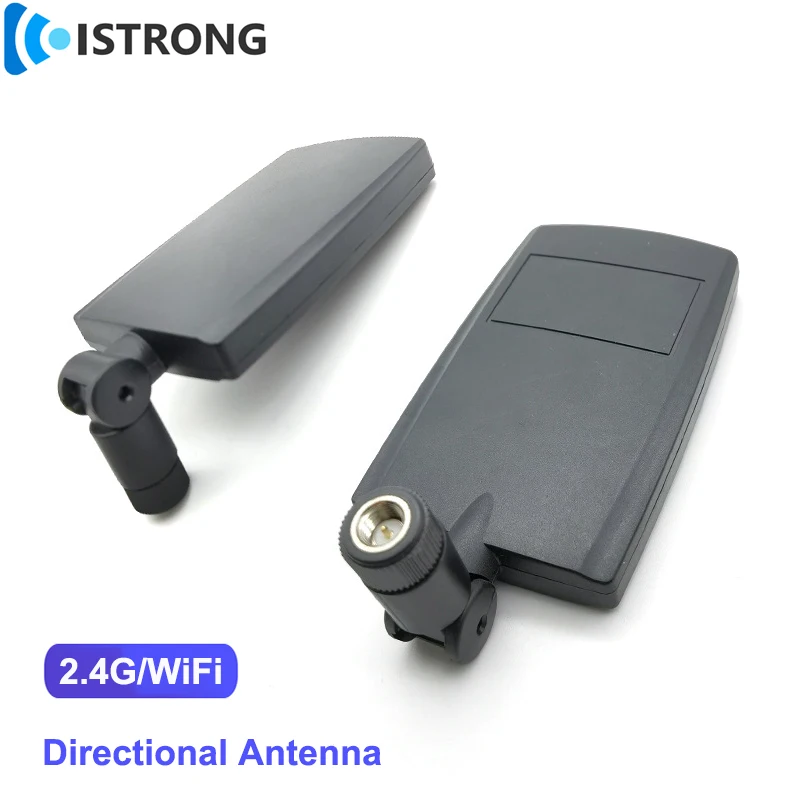 Antena WiFi 2,4G 13dBi antena plana direccional de largo alcance de alta ganancia amplificador de señal de teléfono móvil SMA para módem enrutador - imagen 2