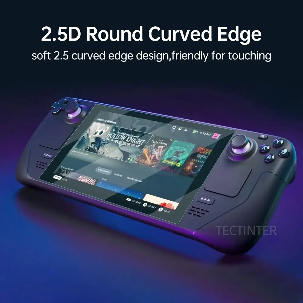 Protector de pantalla para Steam Deck OLED HD, vidrio templado transparente, protección de pantalla antiarañazos, accesorios Oled, 2 uds. - imagen 5