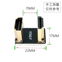 Adaptador HDMI Macho a Hembra 90/270° para Monitor, TV y PS4