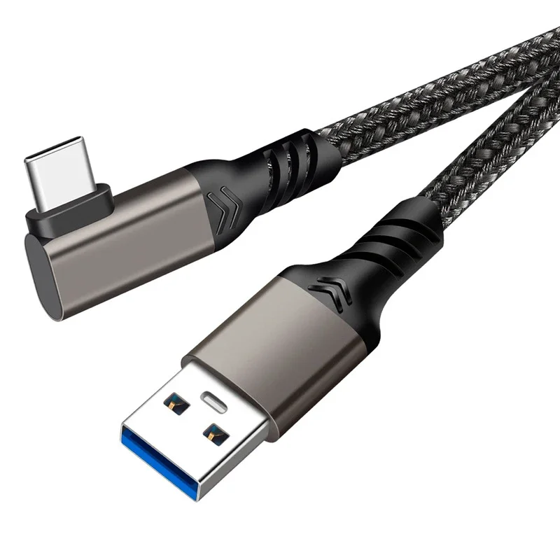 USB A a USB C 10Gbps 5m 3m Cable 3A USB3.2 Gen1 carga rápida para Oculus Quest Link VR auriculares transferencia de datos USB-A VR accesorio - imagen 3