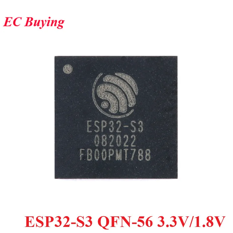 ESP32-S3 ESP32-S3R2 ESP32-S3R8 ESP32-S3R8V ESP32-S3FN8 ESP32-S3FH4R2 QFN-56 WiFi Bluetooth compatible con 5,0 MCU Chip inalámbrico IC - imagen 3