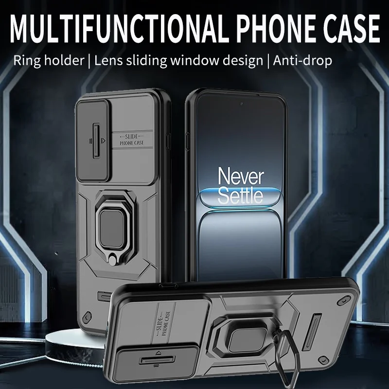 Para Oneplus Nord 5 funda Oneplus Nord 5 Nord5 Capas nuevo parachoques de teléfono Protector de lente trasera soporte de anillo Fundas Oneplus Nord 5 - imagen 3