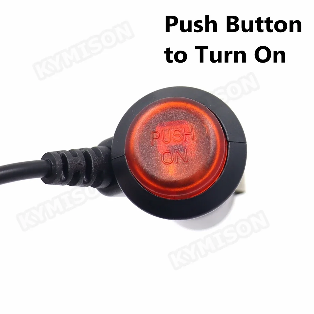 DC 5,5*2,1 enchufe de encendedor de cigarrillos de coche DC 12V convertidor adaptador de cargador de fuente de alimentación Mal Ecable Cable de extensión de luz LED - imagen 3