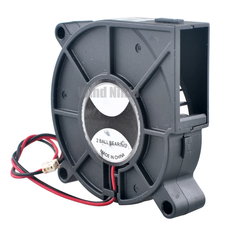 DB126015BH 6cm 60mm ventilador 60x60x15mm DC12V 0.43A ventilador de refrigeración centrífugo de doble bola de 2 pines para impresoras - imagen 4