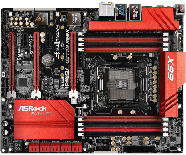 Placa base ASROCK X99X KILLER X99 LGA 2011-3 compatible con i7-5960X/6950X Xeon E5-2678 v3 CPU DDR4 128GB SATA Ultra M.2 ATX - imagen 3
