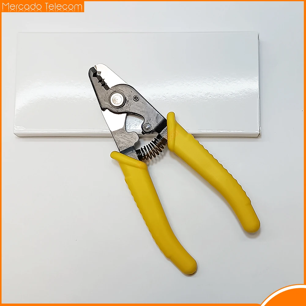 Alicates pelacables de fibra con abrazadera Miller F11301T F1S, pelacables de fibra óptica de tres agujeros, cortador de cables FS - imagen 2