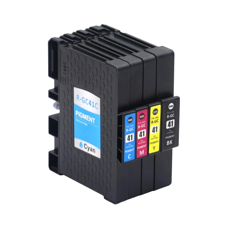 Cartucho de tinta para impresora Ricoh GC41, recambio de tinta Compatible con GC-41, SG400, S800, 2010L, SG2100, 3100, 7100, SG2010L, SG2100, SG3100, SG7100, EU - imagen 2