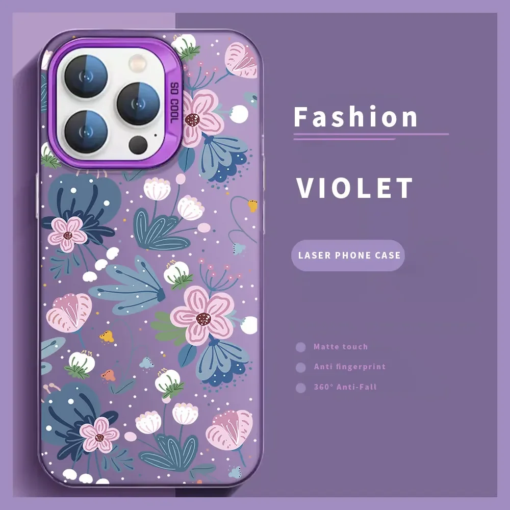 Funda de teléfono para Lenovo K13 Note /Lenovo K13 Pro XT2129, cubierta colorida de plata IMD de lujo, protección láser Aurora a prueba de golpes - imagen 5