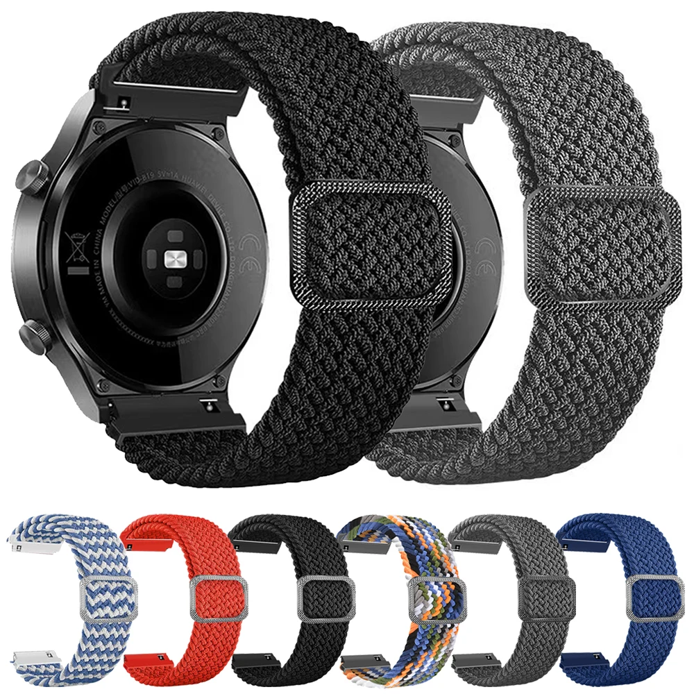 Correa trenzada de 20 a 22mm para Xiaomi Watch 2 Pro/S4/S3/S1 Active /Mi Watch color 2, pulsera deportiva de nailon Huawei GT 2e 4, correa Amazfit - imagen 2